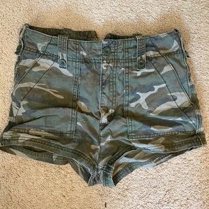 Free People Camo Shorts
